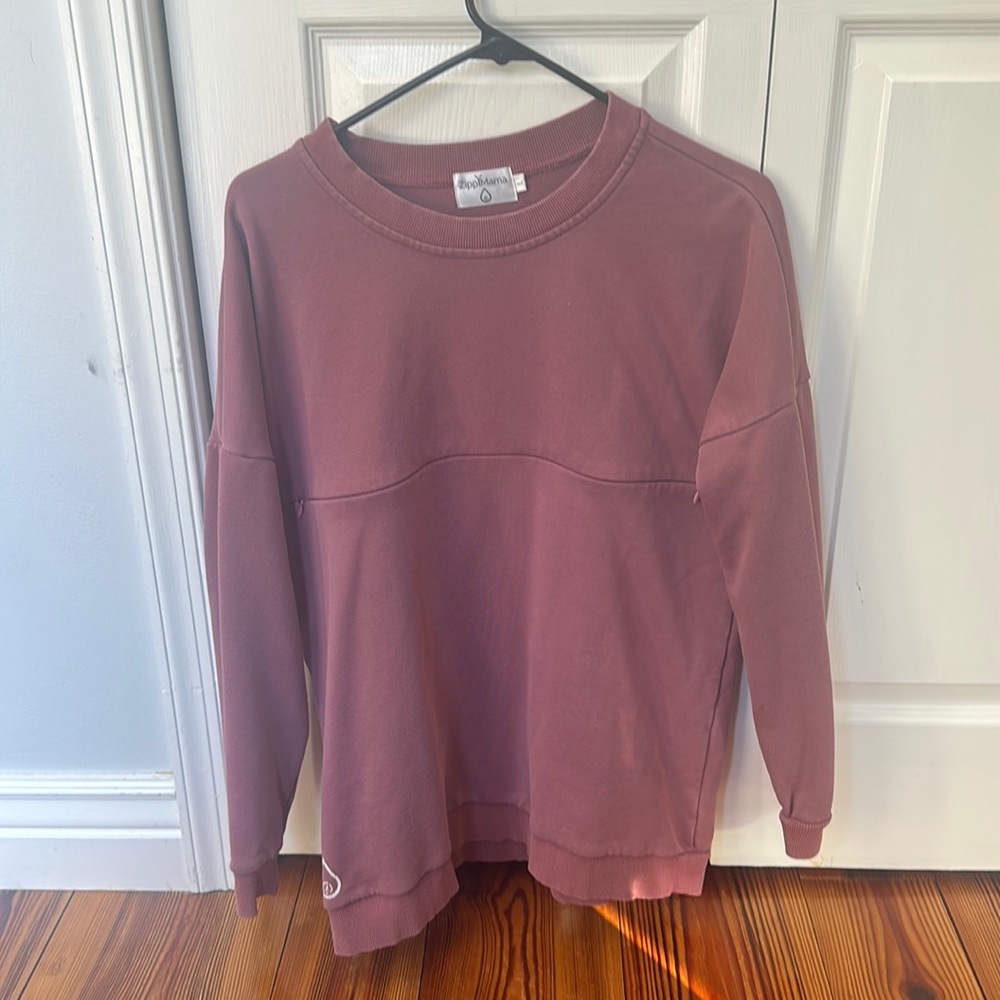 ZippyMama breastfeeding sweatshirt
